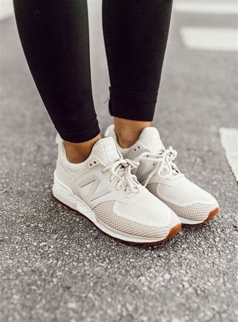 women's trendy white athletic sneakers.